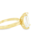 Emerald Cut Solitaire Lab-Grown Diamond Ring - Image 7