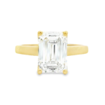 Emerald Cut Solitaire Lab-Grown Diamond Ring - Image 9