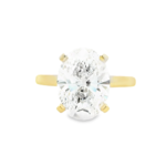 Oval Brilliant Solitaire Lab-Grown Diamond Ring - Image 5