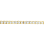 Round Lab-Grown Diamond Tennis Necklace