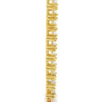 Round Lab-Grown Diamond Tennis Necklace - Image 3