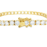 Classic Round Lab-Grown Diamond Tennis Bracelet (12.32ct) - Image 2