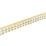 Double Row Lab-Grown Diamond Tennis Bracelet (14.47ct) - Image 4