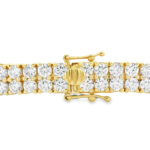 Double Row Lab-Grown Diamond Tennis Bracelet (14.47ct) - Image 3