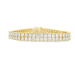 Double Row Lab-Grown Diamond Tennis Bracelet (14.47ct)