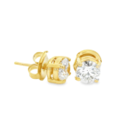 Classic Lab-Grown Diamond Stud Earrings - Image 5