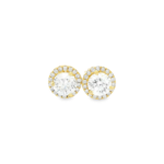 Halo Lab-Grown Diamond Stud Earrings - Image 6