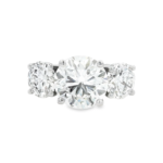 Round Brilliant Three-Stone Lab-Grown Diamond Ring - Image 5