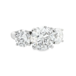 Round Brilliant Three-Stone Lab-Grown Diamond Ring - Image 6