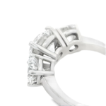 Round Brilliant Three-Stone Lab-Grown Diamond Ring - Image 8