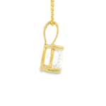 Round Brilliant Solitaire Lab-Grown Diamond Pendant - Image 3