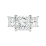 Princess Cut Three-Stone Lab-Grown Diamond Ring