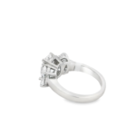 Oval Cut Three-Stone Lab-Grown Diamond Ring