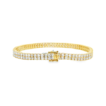 Double Row Lab-Grown Diamond Tennis Bracelet (6.31ct) - Image 4