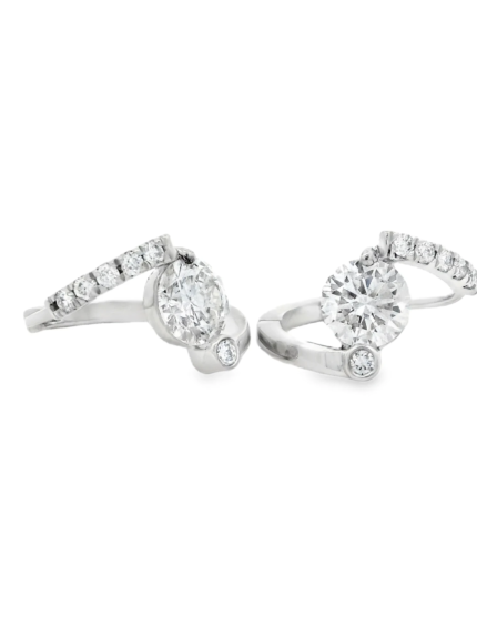 Bypass Lab-Grown Diamond Earrings