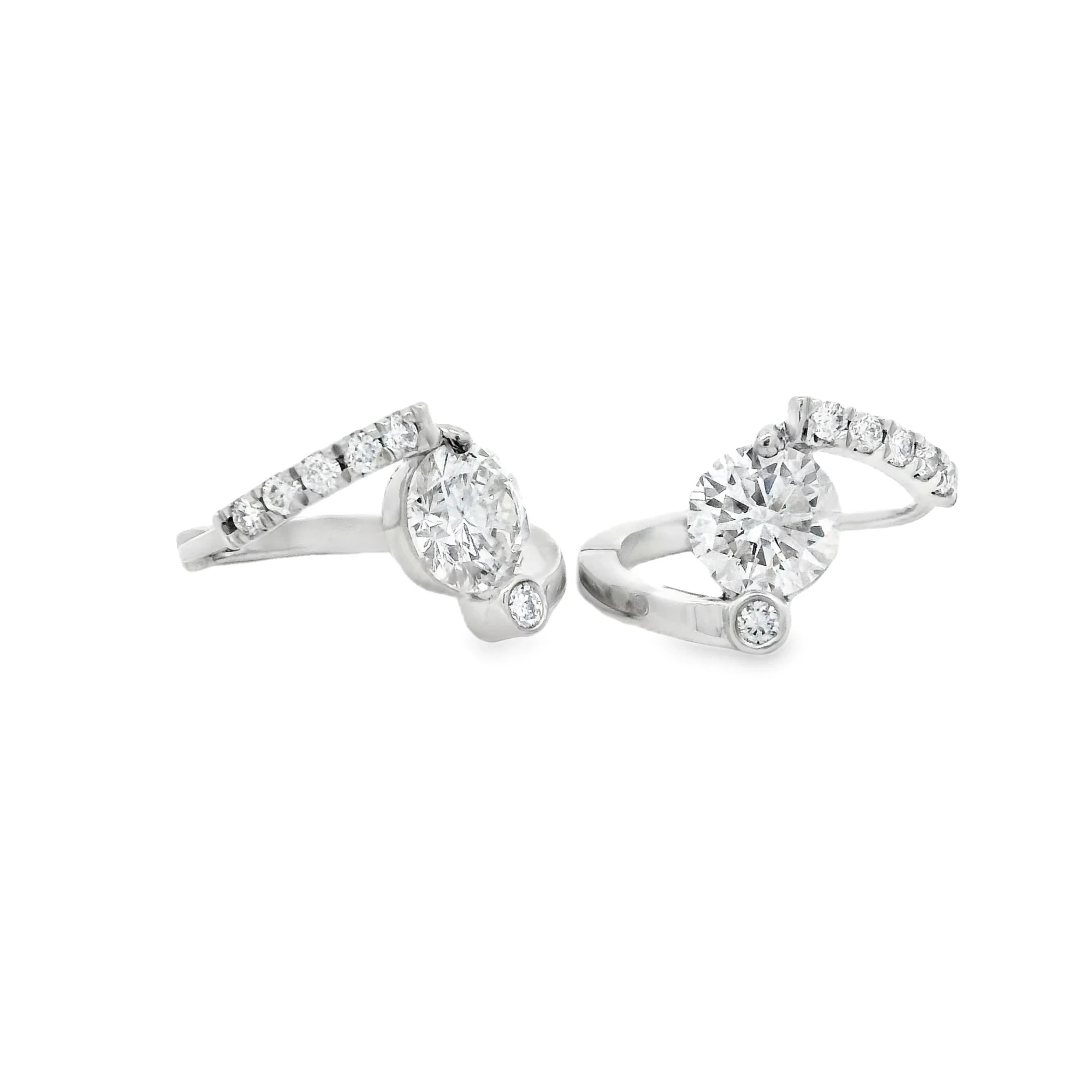 Bypass Lab-Grown Diamond Earrings