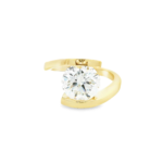 Twisted Bypass Lab-Grown Diamond Ring