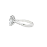 Radiant Cut Hidden Halo Lab-Grown Diamond Ring - Image 2