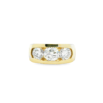 Men’s Channel-Set Three-Stone Lab-Grown Diamond Ring (3.5ct)