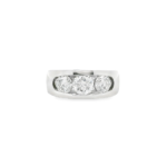 Men’s Channel-Set Three-Stone Lab-Grown Diamond Ring (2.5ct)