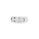 Men’s Channel-Set Three-Stone Lab-Grown Diamond Ring (2.5ct) - Image 2
