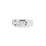 Men’s Channel-Set Three-Stone Lab-Grown Diamond Ring (2.5ct) - Image 3