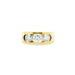 Men’s Channel-Set Three-Stone Lab-Grown Diamond Ring (2.5ct) - Image 4