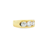 Men’s Channel-Set Three-Stone Lab-Grown Diamond Ring (2.5ct) - Image 5