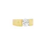 Men’s Half-Channel Lab-Grown Diamond Band
