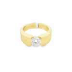 Men’s Half-Channel Lab-Grown Diamond Band - Image 3