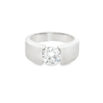 Men’s Half-Channel Lab-Grown Diamond Band - Image 4