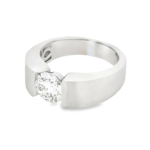Men’s Half-Channel Lab-Grown Diamond Band - Image 6