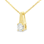Elongated Drop Lab-Grown Diamond Necklace - Image 2
