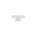 Round Brilliant Solitaire Lab-Grown Diamond Ring - Image 3