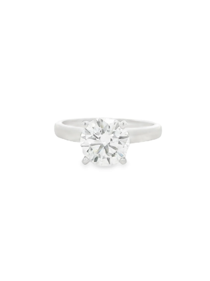Round Brilliant Solitaire Lab-Grown Diamond Ring