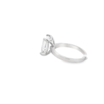 Emerald Cut Solitaire Lab-Grown Diamond Ring - Image 10