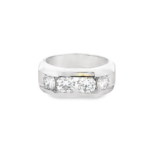 Men's Channel-Set Lab-Grown Diamond Band - Image 4