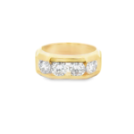 Men's Channel-Set Lab-Grown Diamond Band - Image 7