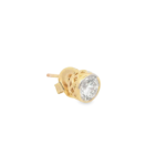 Bezel-Set Lab-Grown Diamond Stud Earrings - Image 2