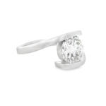 Twisted Bypass Lab-Grown Diamond Ring - Image 5