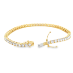 Classic Round Lab-Grown Diamond Tennis Bracelet (7.78ct) - Image 4
