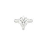 Pear Brilliant Solitaire Lab-Grown Diamond Ring - Image 8