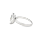 Pear Brilliant Solitaire Lab-Grown Diamond Ring - Image 9