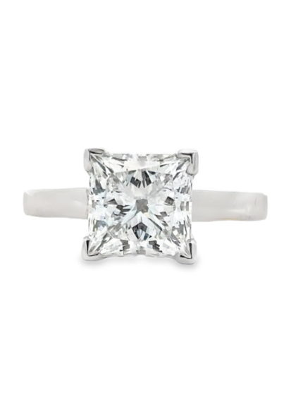 Princess Cut Solitaire Lab-Grown Diamond Ring