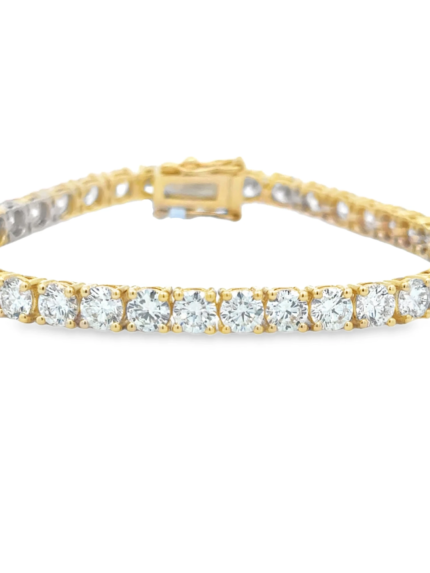 Classic Round Lab-Grown Diamond Tennis Bracelet (12.32ct)