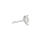 Pear Brilliant Solitaire Lab-Grown Diamond Ring - Image 2