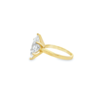 Marquise Brilliant Solitaire Lab-Grown Diamond Ring - Image 7