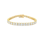 Classic Round Lab-Grown Diamond Tennis Bracelet (12.32ct) - Image 5