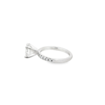 Round Brilliant Pavé Band Lab-Grown Diamond Ring - Image 9