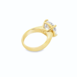 Heavy Prong Round Brilliant Solitaire Lab-Grown Diamond Ring - Image 6